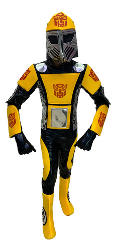Disfraz Transformers Bumblebee Niño Talla 10 Y 12