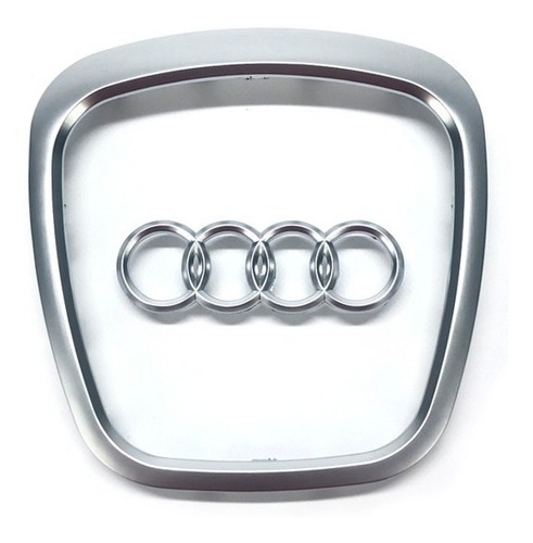 Imagen 1 de 7 de Marco Volante Y Logo Audi A3 A4 A5 A6 Q5 Q7 Cromado Pulido