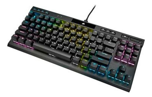 Teclado Gamer Mecânico Óptico Corsair K70 Tkl Champion Rgb Cor De Teclado Preto Idioma Inglês Us Internacional