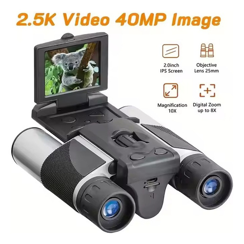 Wellwin Binoculares Caza Vision Nocturna Telescopio Negro