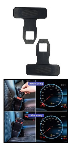 Clip Hebilla Cinturón Seguridad Auto Silenciador Universal
