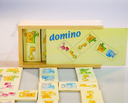 Domino  Para Niños Diviertete Juego De Mesa De Animalitos