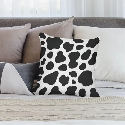 Estampado De Vaca Animal Blanco Blanco Spot Decorativo De De