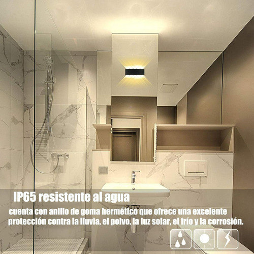 Moderna Lámpara De Pared Led Arqueada Focos Flotantes