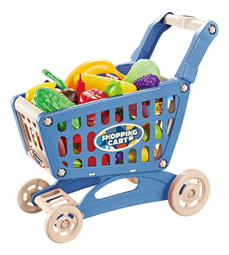 Carrito De Compras Para Niños Con Juego De Simulación De Com