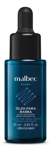 Óleo Para Barba Malbec Club 25ml O Boticario Fragrância Parfum