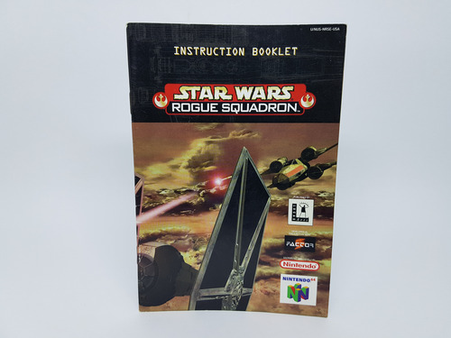 Apenas O Manual - Star Wars Rogue Squadron Nintendo 64 + F. (Usado)