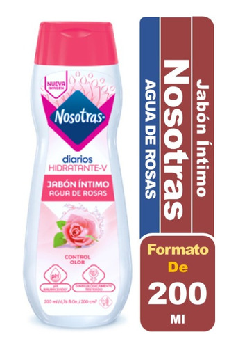 Jabón Íntimo Nosotras Diarios 200 Ml Elige Fragancia