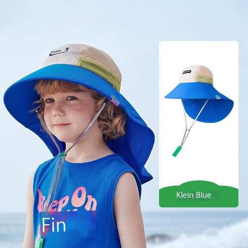 Sombrero De Sol Para Niños De Ala Grande Para Bebés Con