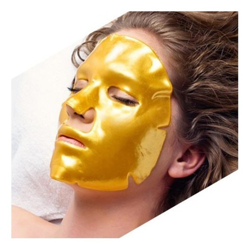 Mascarilla Facial Rejuvenecedora Con Polvo De Oro Y Colágeno