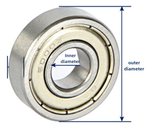 Rodamientos Micro 6002rs15329mm 60006010rs Profundos
