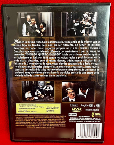 Película Original Dvd Enemigo, Querido Enemigo Nacional 1a E (Usado)
