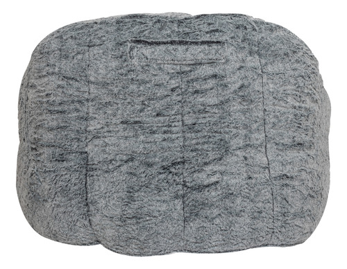 Sillón Pouf / Puff Relan Zilo De Sherpa Con Relleno