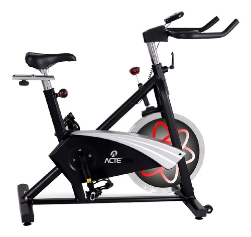 Bicicleta ergométrica Acte Sports Pro 18.0 para spinning cor preto