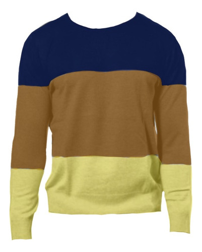 Sweater Rayado Importado De Algodon