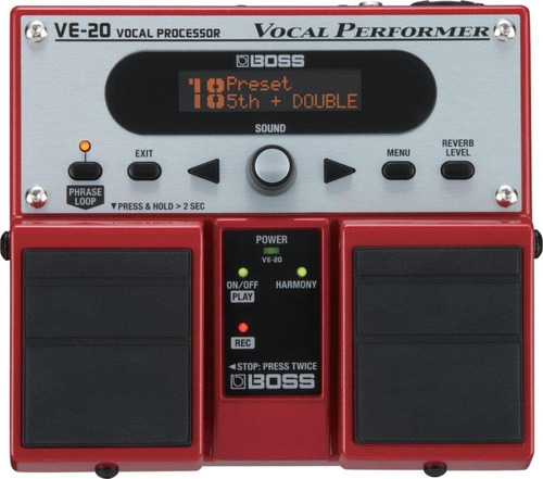 Procesador De Efectos Vocales Boss Ve-20