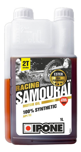 Aceite Ipone 100% Sintetico Racing Samurai 2t