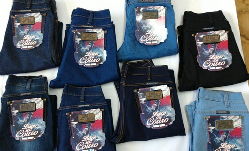 laço de couro jeans