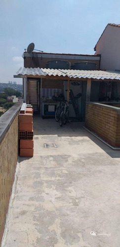 Imagem 2 de 20 de Cobertura Com 2 Dormitórios À Venda, 100 M² Por R$ 265.000,00 - Utinga - Santo André/sp - Co0081