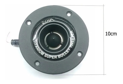Imagen 2 de 4 de Tweeter Bala Titanium Leea 4 Pulgadas El Par 120w
