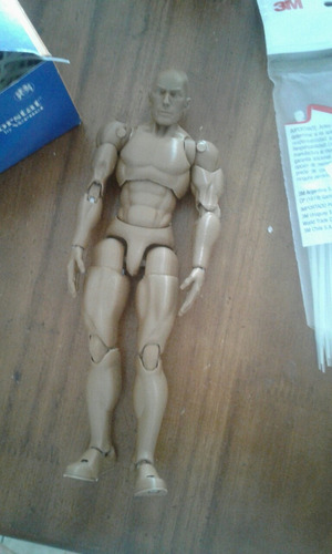 Imagen 6 de 7 de Muñeco Articulado Body Kun Maniqui 24cm Dibujo En 3d Marrón