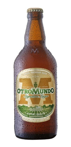 Cerveza Otro Mundo  Natural Signature Lager 500cc X 12 U