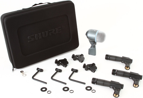 Shure Dmk57-52 Set De Micrófonos Para Batería + Clamps