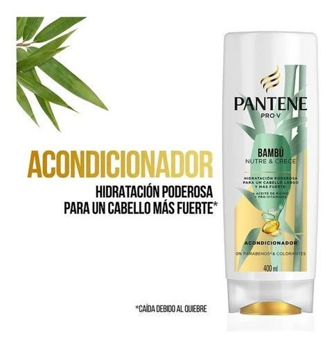 Pack Pantene Bambú 400ml Shampoo + Acondicionador