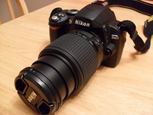 Camera Nikon D40 Com Lente Profissional 18-55mm
