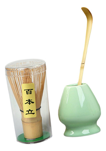 Matcha Watch Set Ceramics Matcha Batcher Soporte De Verde