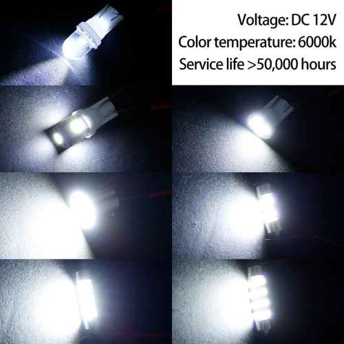 Juego De 42 Focos Led Para Auto Kit De Luces Interiores