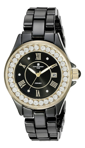 Reloj Mujer Charles-hubert Paris 6903-b Cuarzo Pulso Negro