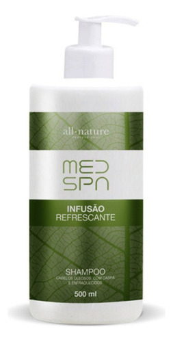 Shampoo Med Spa Combate Caspa E Oleosidade Excessiva Do Fio