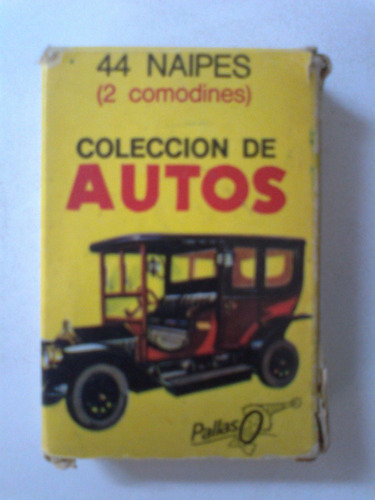 Cartas,naipes Coleccion Autos, Pallaso,en Su Caja