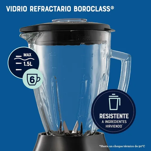 Licuadora Oster® Reversible 3 Velocidades + Pulso Blstpegcrt