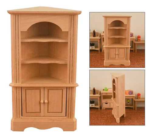 4 X 1/12 Scale Doll House Handcraft Vintage Classic Solid