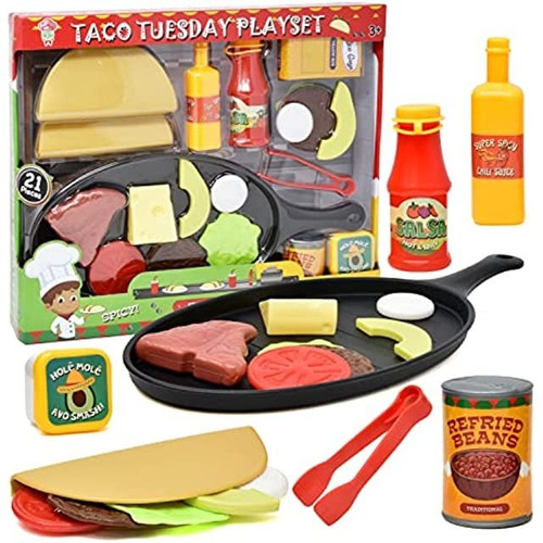 Juego De Comida Para Niños, Tacos Mexicanos, Juguete De Coc