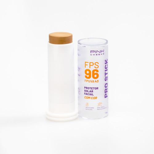 Imagem 9 de 9 de Pro Stick Protetor Solar Facial Fps96 Pro30 14g Pink Cheeks