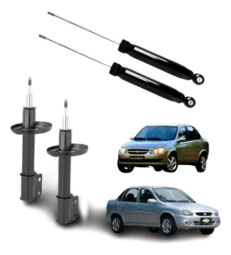 Par Amortecedor Dianteiro/traseiro Corsa Classic 1994 A 2016