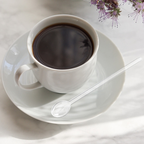 Cucharas Creativas De Vidrio Para Mezclar Café, 6 Unidades
