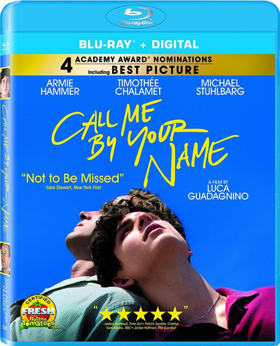 Blu-ray Call Me By Your Name / Llamame Por Tu Nombre