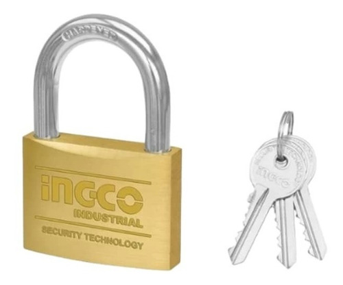 Candado De Bronce Padlock 3 Llaves