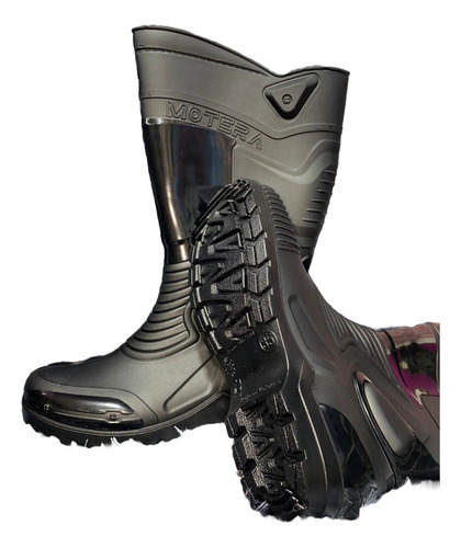 Botas Bota Motera Pvc Lluvia Moto Liviana Colores Hombre 