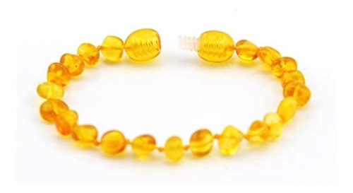 Pulseira De Ambar Para Bebe 15cm - Original C/ Certificado