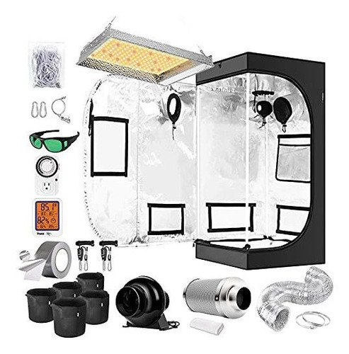 Ipower Grow Tent Kit Complete Full Spectrum Led Plant Light 