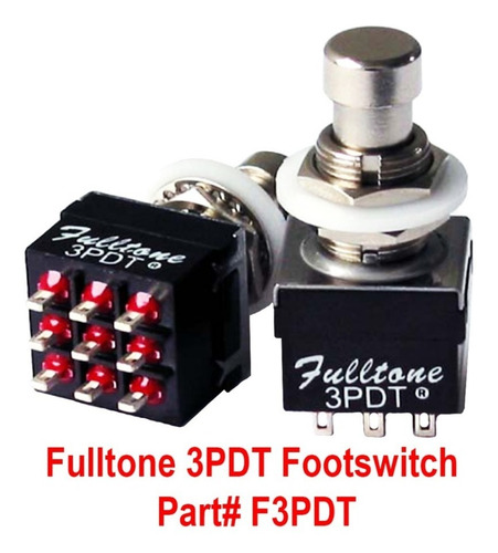 Chave 3pdt Fulltone True Bypass Original Pronta Entrega