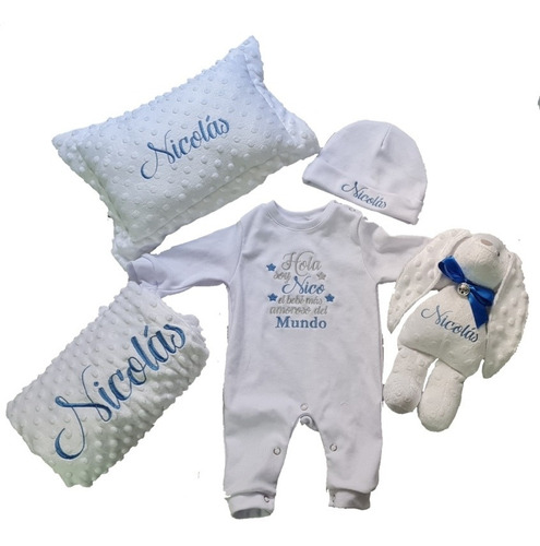 Kit Personalizado Para Bebe Con 5 Cosas  