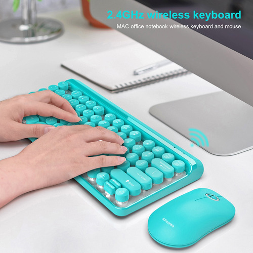 Hxsj K67 Conjunto De Mouse De Teclado Sem Fio 2.4g Conjunto