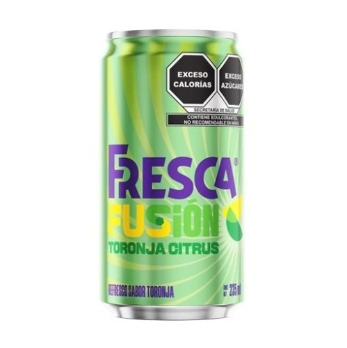 Refresco Fresca Fusion Toronja Citrus 6 Pzs De 235 Ml C/u