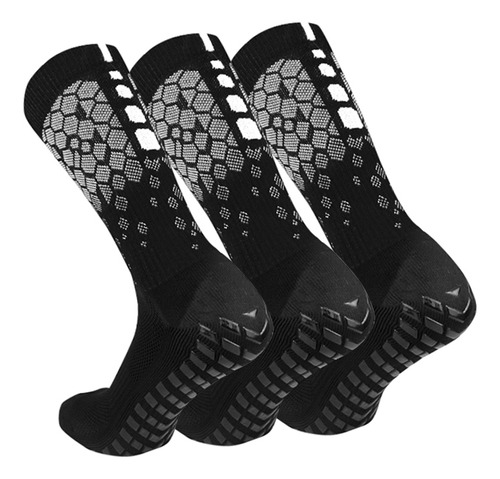 3 Pares De Calcetines De Fútbol Antideslizantes Para Hombres